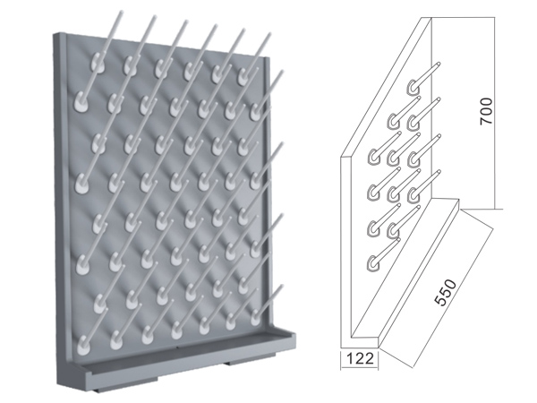 實驗室PP滴水架 大滴水架54支